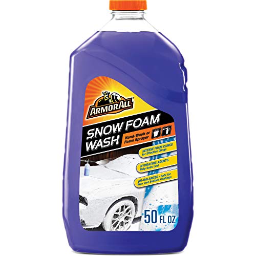 Armor All Car Wash Snow Foam Formula, Cleaning Concentrate for Cars, Truck, Motorcycle, Bottles, 50 Fl Oz, 19141