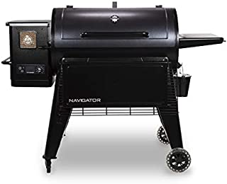 PIT BOSS PB1150G PG1150G Wood Pellet Grill w/Cover and Folding Front Shelf Included, Black