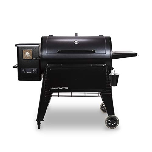 PIT BOSS PB1150G PG1150G Wood Pellet Grill w/Cover and Folding Front Shelf Included, Black