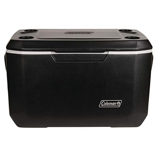 Coleman Xtreme 5 Cooler | 70 Quart Day Cooler | Hard Cooler Keeps Ice Up to 5 Days, Black