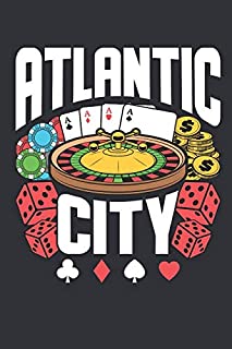 Atlantic City: Casino Journal, Blank Paperback Notebook for Gamblers, Gambling Log, 150 pages, college ruled