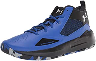 Under Armour unisex child Lockdown 5 Basketball Shoe, Royal (400 Black, 8 US