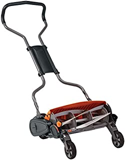 Fiskars Stay Sharp Max Reel Mower, 18 Inch (362050-1001), Black