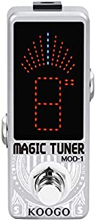 Koogo Guitar Tuner Pedal Magic Tuners High Precision Guitar Chromatic Tuner Pedal ± 1 Cent True Bypass