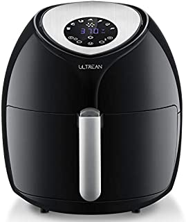 Ultrean 8.5 Quart Air Fryer, Electric Hot Air Fryers XL Oven Oilless Cooker with 7 Presets, LCD Digital Touch Screen and Nonstick Detachable Basket, UL Certified, Cook Book, 1-Year Warranty, 1700W (Black)