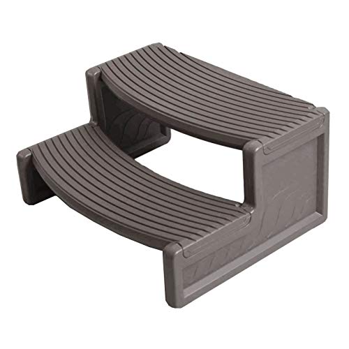 Confer Plastics Resin Multi Purpose Spa and Hot Tub Handi-Step Steps, Gray