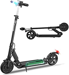 EverCross Electric Scooter, Electric Scooter for Adults with 350W Motor, Up to 20MPH & 22 Miles, Electric Scooter for Teens with Dual Braking Safety System, Folding Electric Scooter with 8'' Tires