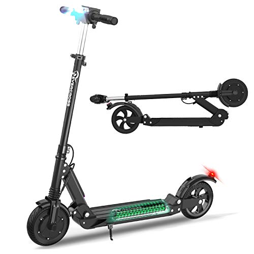 EverCross Electric Scooter, Electric Scooter for Adults with 350W Motor, Up to 20MPH & 22 Miles, Electric Scooter for Teens with Dual Braking Safety System, Folding Electric Scooter with 8'' Tires