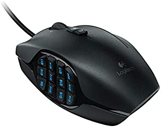 Logitech G600 MMO Gaming Mouse, RGB Backlit, 20 Programmable Buttons