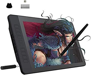 GAOMON PD1560 15.6 Inches 8192 Levels Pen Display with Arm Stand 1920 x 1080 HD IPS Screen Drawing Tablet with 10 Shortcut Keys