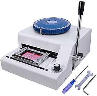 Instahibit 70 Character PVC Card Embosser Stamping Machine Credit ID VIP Magnetic Embossing Laser Engraved Dial