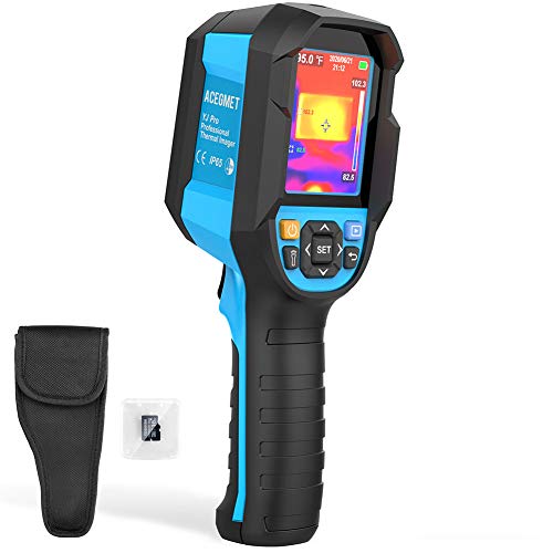 Thermal Imager, ACEGMET 160 x 120 Handheld 19200 Pixels Thermal Camera with IP65 Waterproof Thermal Imaging Camera, 2 Meter Drop Durability, 2.8