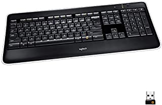 Logitech K800 Wireless Illuminated Keyboard  Backlit Keyboard, Fast-Charging, Dropout-Free 2.4GHz Connection