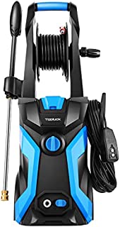 TOOLUCK 3800PSI Pressure Washer, Electric 2.8GPM Power Washer 1800W, High Pressure Cleaner Machine with 4 Nozzles, for Cleaning Patio, Garden, Fences, Vehicle, Cars (Blue)