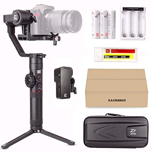 Zhiyun Crane 2 (with Servo Follow Focus) 3-Axis Handheld Gimbal Stabilizer 7lb Payload Toolless Balance Adjustment for DSLR or mirrorless camera, Zhiyun Crane-2 Compatible with Nikon Z6 Z7