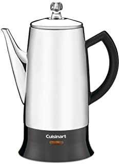 Cuisinart PRC-12FR Classic Stainless Percolator, Stainless Steel (Renewed)