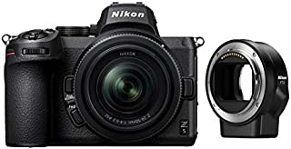 Nikon Z5 Full Frame Mirrorless Camera with NIKKOR Z 24-50mm f/4-6.3 Zoom Lens Mount Adapter FTZ