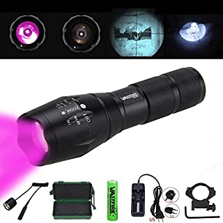 VASTFIRE Focusable Infrared Flashlight IR Light Thermal Hog Hunt Fox Rat Night Vision Hunting NOT Regular Flashlight BUT Infrared Illuminator