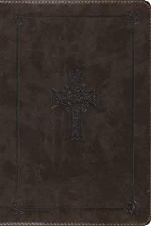 ESV Study Bible, Personal Size (TruTone, Olive, Celtic Cross Design)