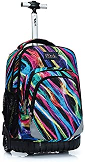 Tilami Rolling Backpack 19 inch Wheeled LAPTOP Boys Girls Travel School Student Trip, colours