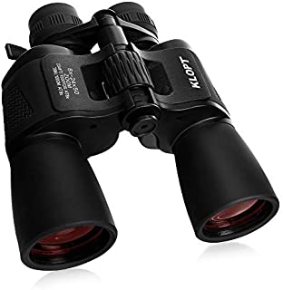 KLOPT Zoom Binoculars 8x-24x50mm Bird Watching Binoculars for Adults BAK4K Prism Porro Prism Binoculars Zoom Binoculars for Hunting FMC Lens Astronomy Binoculars Carrying Case + eBook by KLOPT