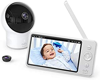 Video Baby Monitor, eufy Security, Video Baby Monitor with Camera and Audio, 720p HD Resolution, Night Vision, 5