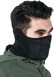 Winter Face Mask & Neck Gaiter - Cold Weather Half Balaclava - Tactical Neck Warmer for Men & Women - Face Cover / Shield for Running, Skiing, Snowboarding, Motorcycle Riding & Other Sports