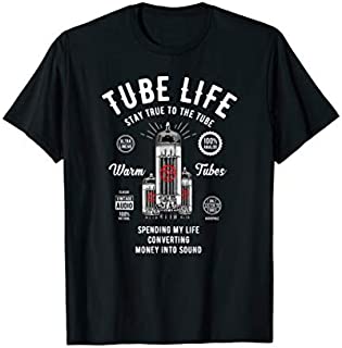 Vintage Retro Analog-Audio Vacuum Tube Guitar Bass Tube Amp T-Shirt