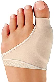 Bunion Corrector for Women & Men - Bunion Pads Relief Orthopedic Sock Cushion Sleeve Splint Gel Protector Support Brace w/ Non-Slip Grip - Bunion Remover Toe Guard - Fix Hallux Valgus Med. 2 Pcs