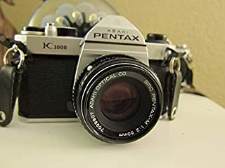 Pentax K1000 Manual Focus SLR Film Camera with Pentax 50mm Lens