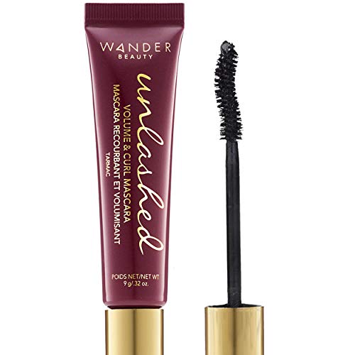 Black Mascara Volume and Length: Wander Beauty Unlashed Volume & Curling Mascara - Cruelty Free & Gluten Free. Lash Conditioning, Strengthening, Lengthening Mascara, Volumizing Mascara Eye Makeup.