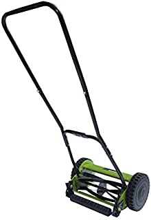 ALEKO GHPM12 5-Blade 12 Inch Hand Push Lawn Mower Adjustable Grass Cutting Height