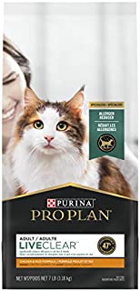 Purina Pro Plan with Probiotics, High Protein Dry Cat Food, LIVECLEAR Chicken & Rice Formula - 7 lb. Bag