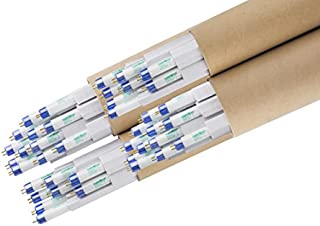 Lightwise 4-Feet 6500k T5 Ho Fluorescent Grow Light Bulbs - Pack of 40, 6500k - Blue - Veg