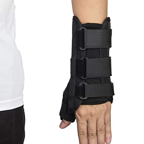 Wrist Brace with Thumb Spica Splint, Wrist splint & Thumb Splint Brace and Stabilizer, Relieve and Treat for De Quervain's Tenosynovitis, Arthritis, Sprains, Carpal Tunnel Pain, Tendonitis Left S