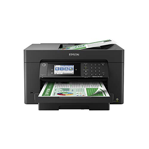 Epson Workforce Pro WF-7820 Wireless All-in-One Wide-Format Printer with Auto 2-Sided Print up to 13