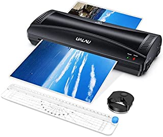 UALAU 9 Inches Laminator Machine for A4/A5/A6, 4 in 1 Thermal Laminator with 20 Laminating Pouches, Paper Trimmer, Corner Rounder, Laminator for Home/Office/School Use