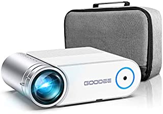 Projector, GooDee 2021 G500 Video Projector 5500L, 1080P and 200