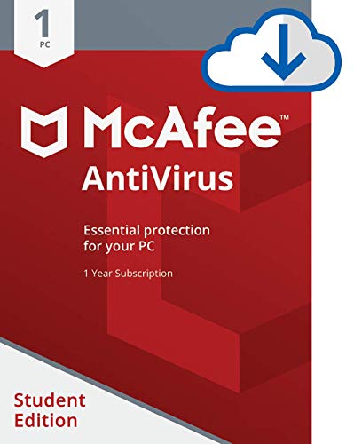 McAfee AntiVirus 1 PC Student Edition [Online Code]