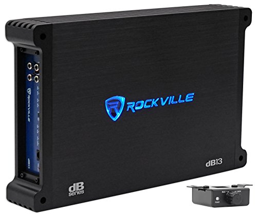 Rockville dB13 3000 Watt Peak/750w CEA rated RMS Mono 2 Ohm Amplifier Car Amp