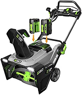 EGO Power+ SNT2102 21-Inch 56-Volt Cordless Snow Blower with Peak Power Two 5.0Ah Batteries and Charger Included