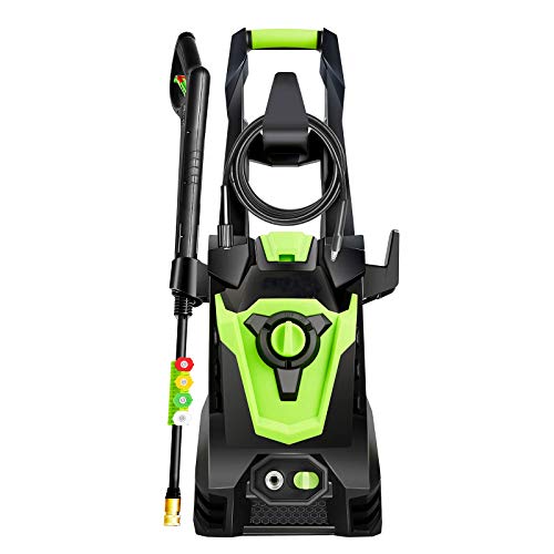 DuRyte 3500PSI 2.0GPM Electric Pressure Washer,Electric Power Washer with 4 Quick-Connect Spray Tips and Wand,Car Washer