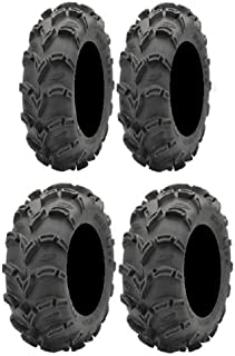 Full set of ITP Mud Lite XL 26x9-12 and 26x12-12 ATV Tires (4)