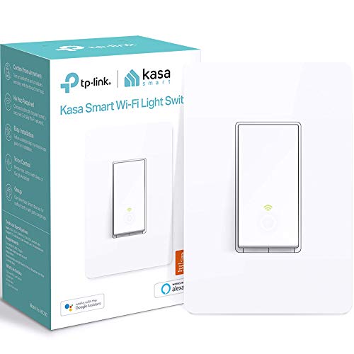 Kasa Smart Light Switch HS200, Single Pole, Needs Neutral Wire, 2.4GHz Wi-Fi Light Switch Works with Alexa and Google Home, UL Certified, No Hub Required