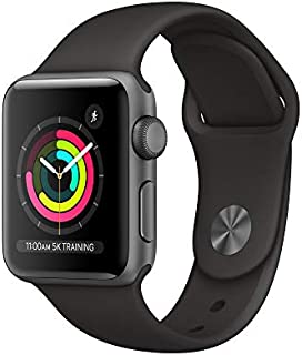 Apple Watch Series 3 (GPS, 38mm) - Space Gray Aluminum Case with Black Sport Band