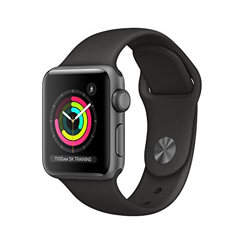 Apple Watch Series 3 (GPS, 38mm) - Space Gray Aluminum Case with Black Sport Band