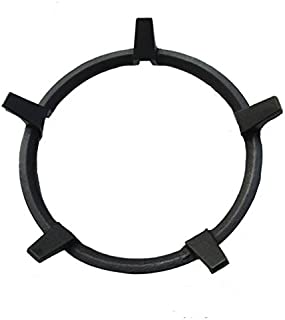 Wok Ring/Non Slip Black Cast Iron Stove Trivets for Kitchen Wok Support Ring Cooktop Range Pan Holder Stand Stove Rack Milk Pot Holder for Gas Hob - Gas Stove accessories