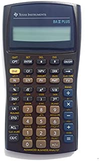 TEXBAIIPLUS - Texas Instruments BA-II Plus Adv. Financial Calculator