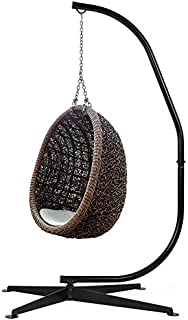 Best Choice Products Metal Hanging Hammock C-Stand for Chair, Porch Swing w/Weather-Resistant Finish, Offset Base, 360-Degree Rotation