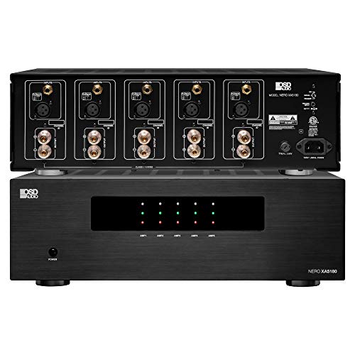 OSD Nero XA5180 Class H 240W 5x Channel Home Theater Amplifier RCA XLR Inputs, Audiophile Class H Technology